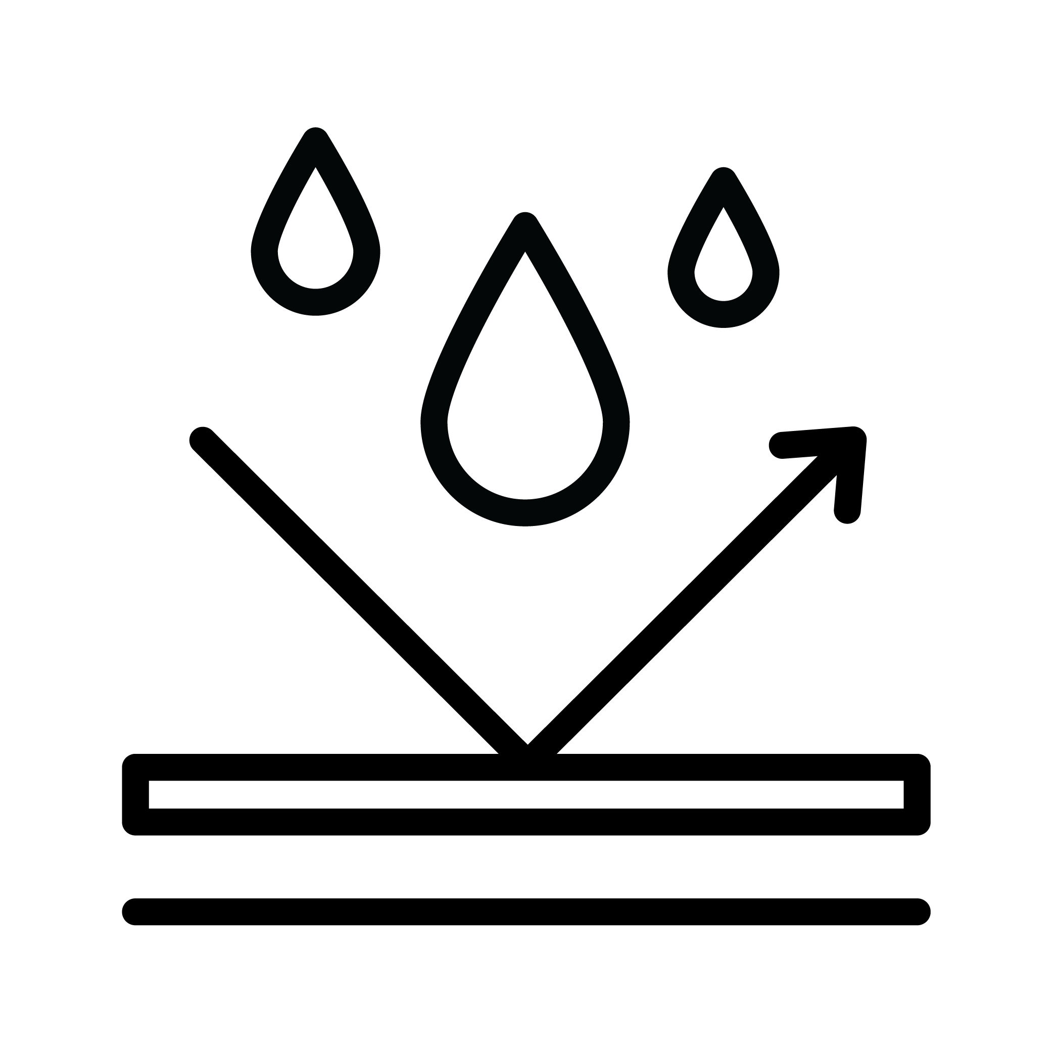 Water-resistant icon